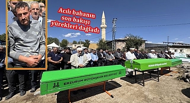 Pasinlerdeki göçükte can vermişlerdi... Anne ve evlatları defnedildi