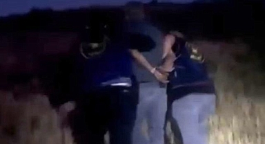 Saklandığı evden kaçtı, arazide yakalandı