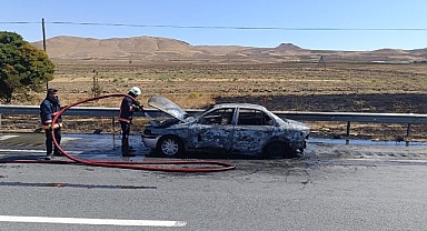 Seyir halindeyken yandı!