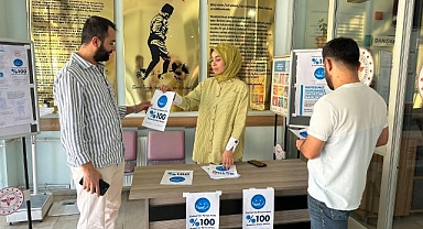 Tütünsüz yaşama destek standı açıldı