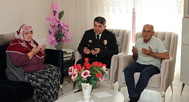 Yeni Emniyet Müdürünün ilk durağı şehit ailesi oldu