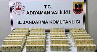 530 paket kaçak sigara ele geçirildi