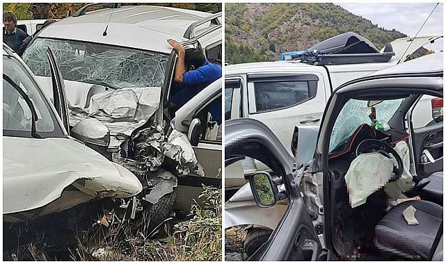 Araçlar birbirine girdi! Ortalık savaş alanına döndü