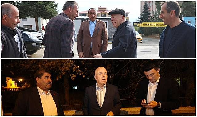 Başkan Sekmen'den ilçelerde saha ziyaretleri