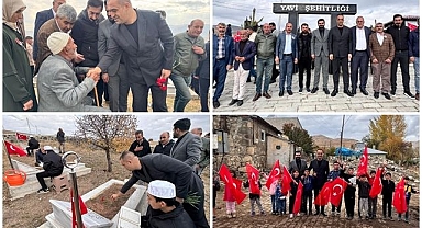Başkan Yurdagül Yavi Şehitleri'ni andı