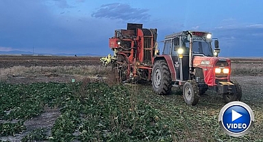 Çiftçiler zamanla yarışıyor: Hasat devam ediyor
