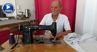 Çocuk yaşta eline aldığı iğne ipliği 60 yıldır bırakmadı