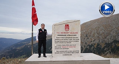 Dünyanın en tehlikeli yoluna bölgenin simgesini diktiler