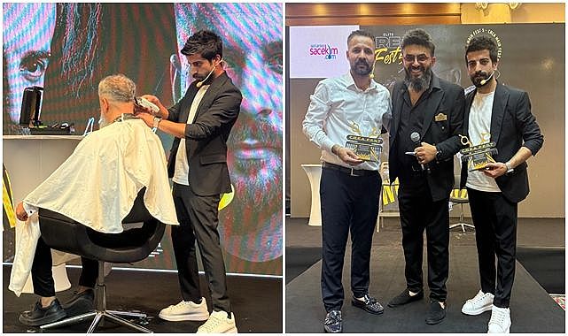 Erkek kuaförü başarıdan başarıya koştu