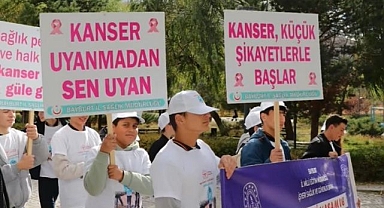 Erken teşhis için farkındalık yürüyüşü