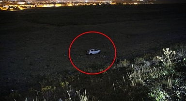 Erzurum'da araç 40 metrelik şarampole yuvarlandı