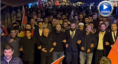 Erzurum'da İsrail'in Sumud Filosu'na müdahalesine tepki