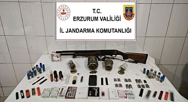Erzurum'da jandarma uyuşturucuya geçit vermedi