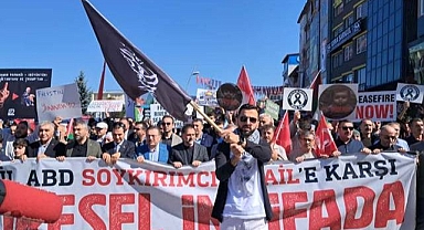 Erzurum Gazze için yürüdü: 