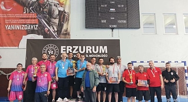 Erzurum İl Sağlık Müdürlüğü şampiyon oldu