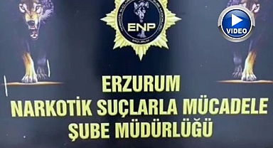 Erzurum polisinden uyuşturucuya geçit yok