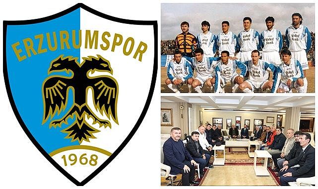 Erzurumspor'un efsaneleri Büyükşehir'de buluştu