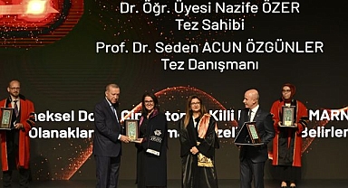 ETÜ'lü akademisyene Cumhurbaşkanı Erdoğan'dan üstün başarı ödülü