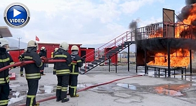 Gerçeğini aratmayan tatbikat nefes kesti