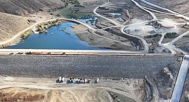 Gölet inşaatı tam gaz devam ediyor