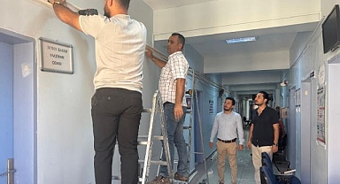 İlçe hastanesinde altyapı yenilendi