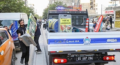 Kaldırım işgaline izin yok!