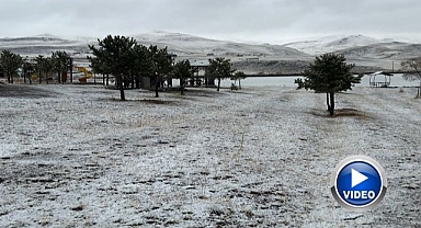Karayazı'da karla gelen güzellik