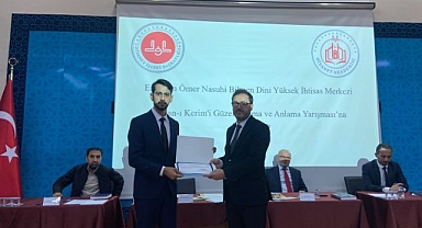 Kur’an-ı Kerim’i güzel okuma yarışması birincisi Erzurum’dan çıktı 