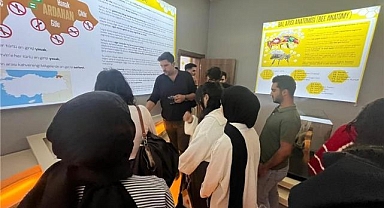 Öğrencilerden arıcılık gezisi