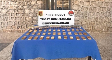 Onlarca kilo sarma altın ele geçirildi