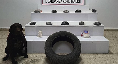 Otomobilin lastiğine bakın neler saklamışlar!