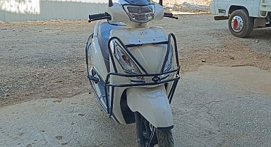 Park halindeki motosiklet çalındı