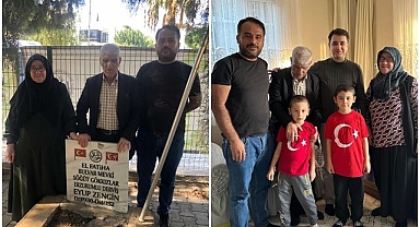 Şehit dedeye 102 yıl sonra vefa