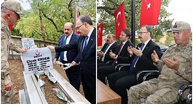 Şehitleri dualarla andılar