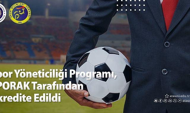 Spor yöneticiliği programı Sporak tarafından akredite edildi
