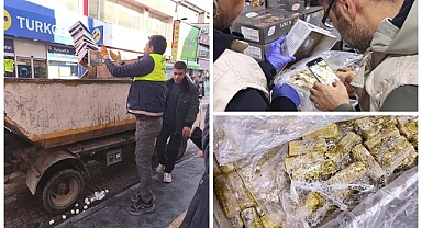 2 ton bozuk gıda ele geçirildi!