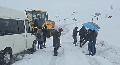 2600 rakımlı bölgede mahsur kaldılar