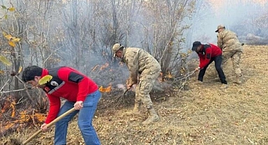 Ağaçlık alanda çıkan yangın korkuttu!