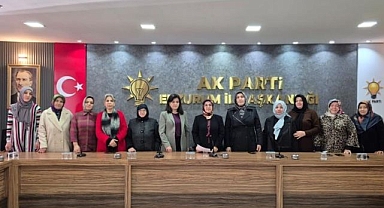 AK Parti Kadın Kollarından kadına destek mesajı yükseldi