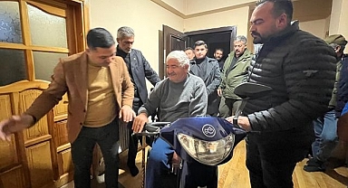 Akülü araç desteğiyle yaşamı kolaylaşacak