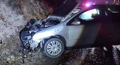 Ayıya çarpınca olanlar oldu!