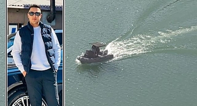 Baraja uçan araçta kaybolan genci arama çalışmaları sürüyor