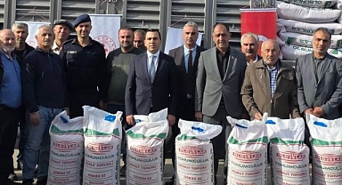Çiftçilere 50 ton tohum desteği