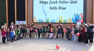 Çocuk hakları gününde farkındalık oluşturdular