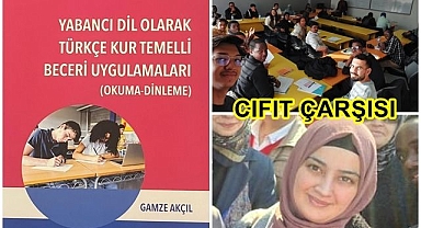 Ders yaparken kitap yazdı