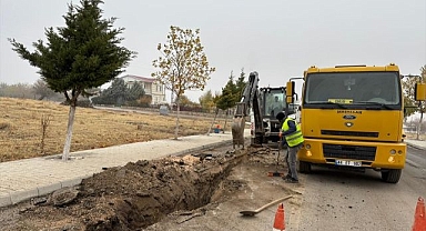 Doğalgaz tesisi için ilk kazma vuruldu
