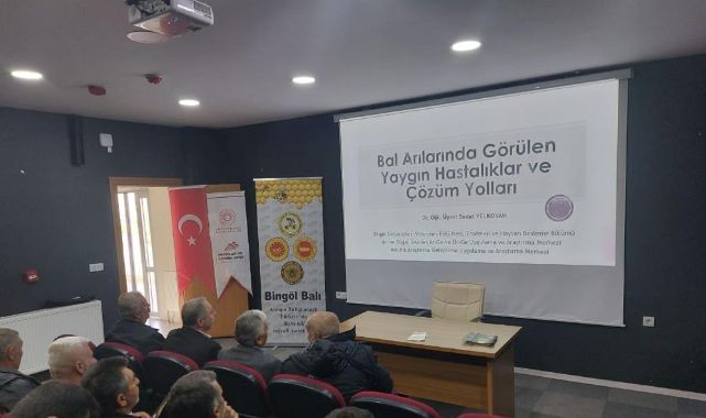 Eğitimli arıcılar iş başında