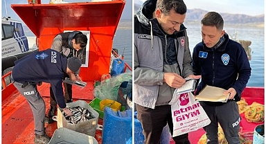 Ekiplerden balıkçılara sıkı denetim