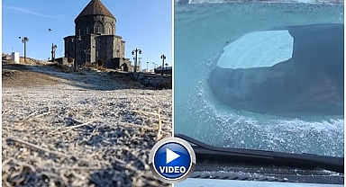 Eksi 13 derecede vatandaşlar zor anlar yaşadı