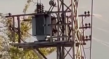 Elektrik trafosunda yangın paniği